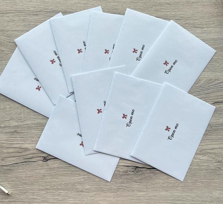 10 Open When Love Letters, Hobby en Vrije tijd, Kaarten | Zelfgemaakt, Ophalen of Verzenden