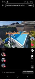 Zwembad intex plus warmtepomp, Tuin en Terras, Zwembaden, Ophalen, Zo goed als nieuw, Opzetzwembad, 200 tot 400 cm