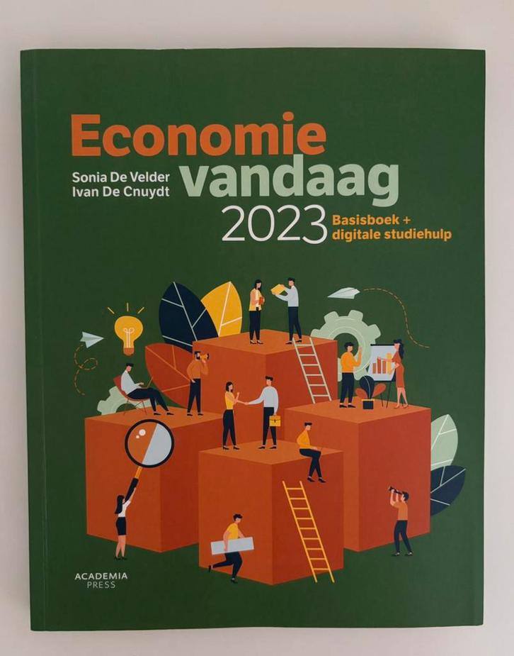 Economie vandaag 2023 - Sonia De Velder en Ivan De Cnuydt, Boeken, Studieboeken en Cursussen, Zo goed als nieuw, Ophalen of Verzenden