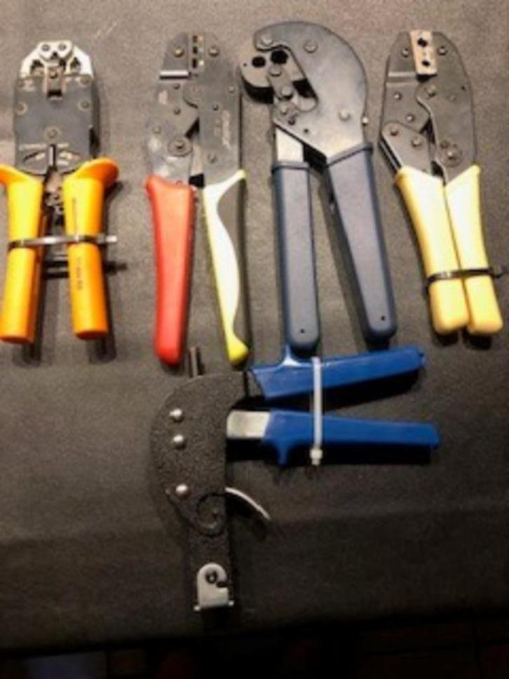 Professionele set perstangen Klauke, Weidmüller, Doe-het-zelf en Bouw, Elektriciteit en Kabels, Zo goed als nieuw, Overige typen