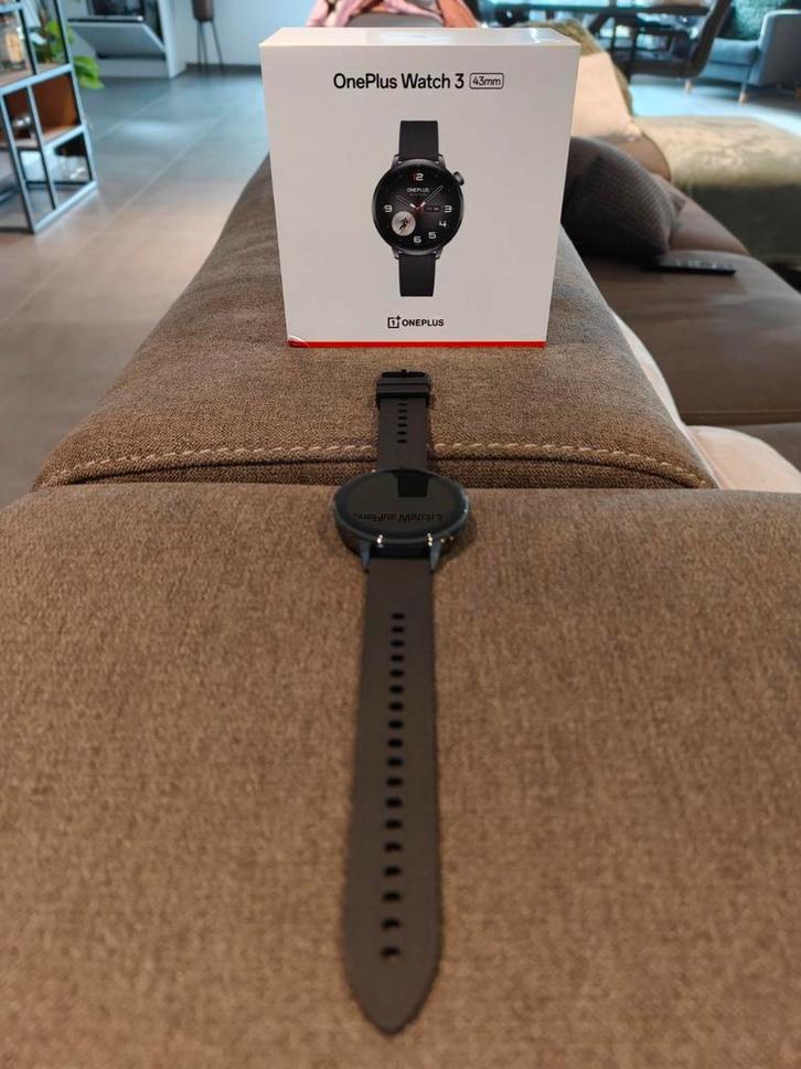 One plus watch 3, Handtassen en Accessoires, Smartwatches, Nieuw, Zwart, Afstand, Calorieverbanding, Conditie, GPS, Hartslag, Slaap