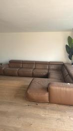 Lederen salon hoeksalon chateau d’ ax, Ophalen, Gebruikt, Leer