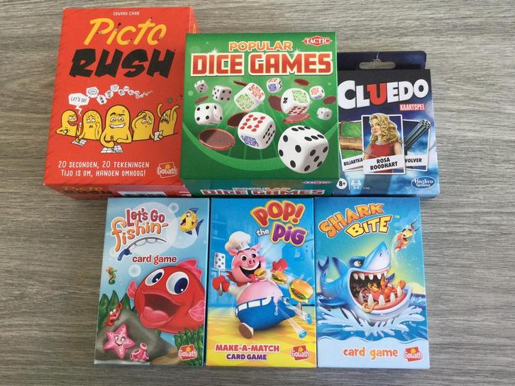 Card Games, dobbelsteenspel. Nieuw én geseald !, Hobby en Vrije tijd, Gezelschapsspellen | Kaartspellen, Nieuw, Een of twee spelers