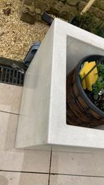 Bloembak polyester wit Elho, Tuin en Terras, Ophalen, Kunststof, Gebruikt, Minder dan 60 cm