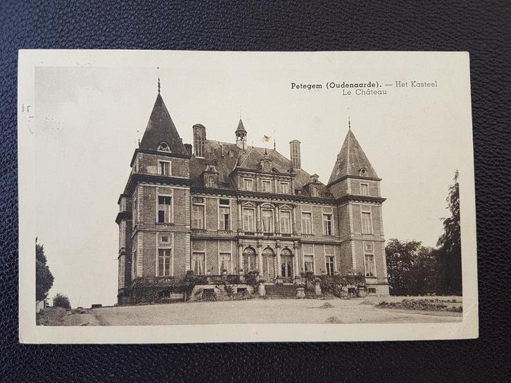 Postkaart Petegem ( Oudenaarde ) Het Kasteel, Collections, Cartes postales | Belgique, Affranchie, Flandre Orientale, 1940 à 1960
