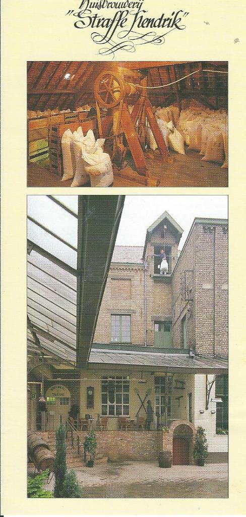 Brochures sur la bière Straffe Hendrik Brugs des années 80, Collections, Marques de bière, Comme neuf, Autres types, Enlèvement ou Envoi
