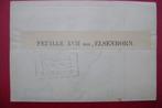 Stafkaart Elsenborn, Belgisch Leger, periode interbellum., Ophalen of Verzenden, Landmacht, Overige typen