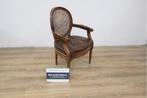 Antieke Louis XVI Fauteuil met Webbing Rugleuning, Antiek en Kunst