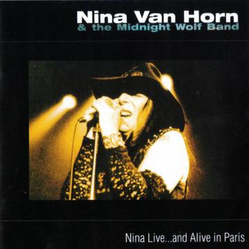 CD- Nina Van Horn & The Midnight Wolf Band – Nina Live...And