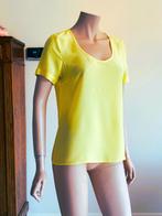 Luxe zijden blouse  Patrizia Pepe  Ital. elegantie, Taille 38/40 (M), Comme neuf, Patrizia Pepe, Jaune