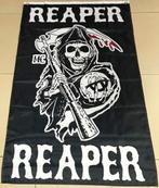 Biker vlag Reaper - 60 x 90 cm, Motoren, Nieuw