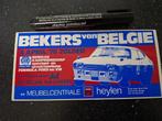Sticker Beker België 1976 autorally Ford Capri en VW, Ophalen of Verzenden, Zo goed als nieuw, Auto of Motor