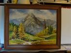 antiek: schilderij bergzicht gesigneerd, Antiek en Kunst, Ophalen