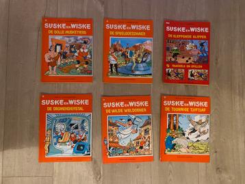6 oude strips Suske en Wiske te koop beschikbaar voor biedingen
