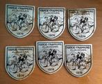 Lot van 6 metalen bordjes Harde-Trappers Rijkhoven Bilzen, Ophalen of Verzenden