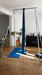 Structure pour tissu aerien X-pole A-Frame avec tissu, Sport en Fitness, Turnen, Ophalen, Zo goed als nieuw, Blauw, Materiaal
