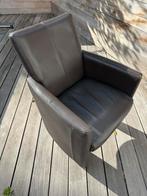 6 stoelen Henders en Hazel bruin leder, Brun, Enlèvement, Cuir, Cinq, Six Chaises ou plus