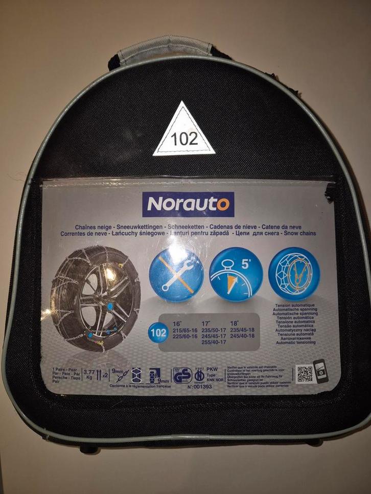 Norauto 102, Autos : Divers, Chaînes, Neuf