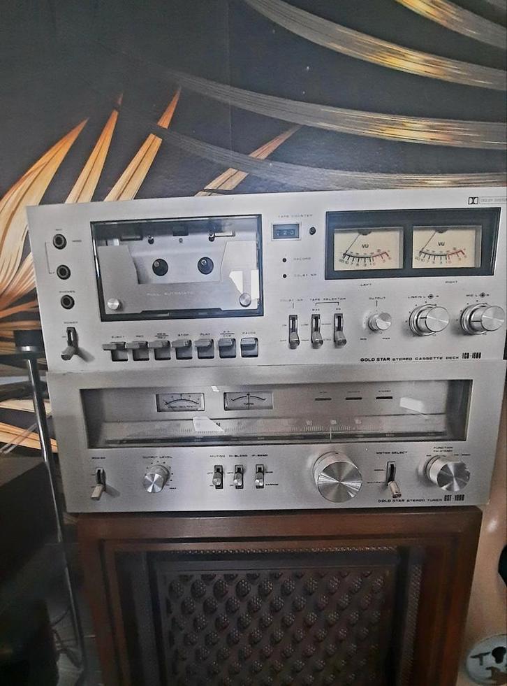 Goldstar combi / cassetedeck -tuner (nu LG), TV, Hi-fi & Vidéo, Tuners, Enlèvement