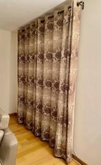 Tentures occultantes (marron - beige - taupe), 200 cm ou plus, Enlèvement ou Envoi, Beige, Comme neuf
