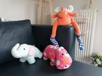 3 leuke knuffeldiertjes, Kinderen en Baby's, Speelgoed | Knuffels en Pluche, Ophalen of Verzenden, Zo goed als nieuw, Olifant