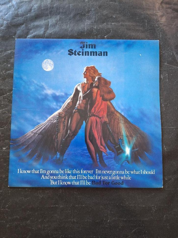 JIM STEINMAN "Bad for Good" rock LP (1981) IZGS, Cd's en Dvd's, Vinyl | Rock, Zo goed als nieuw, Poprock, 12 inch, Ophalen of Verzenden