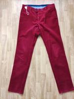 ZILTON broek in rood ribfluweel, w: 33 / L: 36, Kleding | Heren, Broeken en Pantalons, Ophalen of Verzenden, Zo goed als nieuw