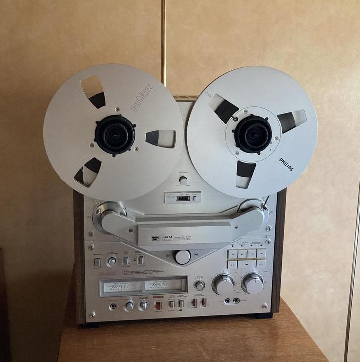 Te koop: Akai GX-646 – compleet & origineel, Audio, Tv en Foto, Bandrecorder, Bandrecorder, Met stofkap, Met banden, Ophalen