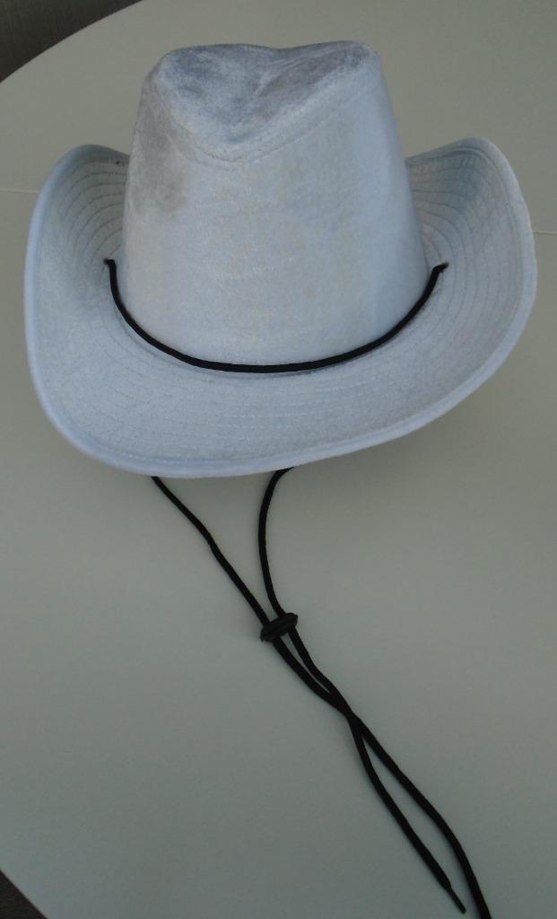 HOED COWBOYHOED WIT GOEDE KWALITEIT NIEUW, Kleding | Heren, Hoeden en Petten, Nieuw, Hoed, 57 cm (M, 7⅛ inch) of minder, Ophalen of Verzenden