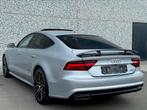 Audi A7 3.0 Tdi V6 04/2016 145521Km 3x Sline Full Opt Carnet, USB, Leder, 140 kW, Zilver of Grijs