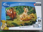 puzzel the lion king 60st, Kinderen en Baby's, Ophalen, Meer dan 50 stukjes, Zo goed als nieuw, 6 jaar of ouder