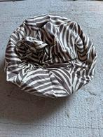 Zebra print zitzak., Ophalen, Zo goed als nieuw, Wit, Zitzak