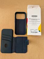 Lederen bookcase 2in1 iPhone 17, Enlèvement ou Envoi, Comme neuf