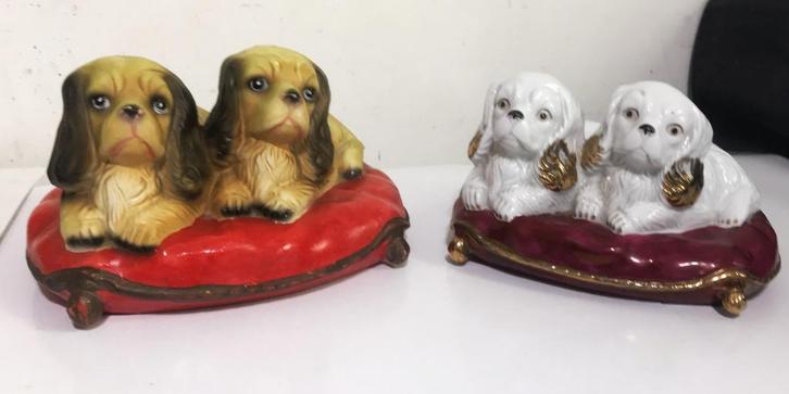 Chiens Stafford shire Chiots coussin Porcelaine😍🐶💑🤗🎁👌, Antiquités & Art, Antiquités | Accessoires de maison, Enlèvement ou Envoi