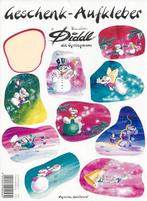 Diddl Duits geschenk stickervel, Collections, Enlèvement ou Envoi, Diddl, Utilisé, Papier, Carte ou Papeterie