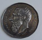 Medaille Leopold II Doornik landbouw zilverkwaliteit, Ophalen of Verzenden, Zilver
