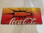 metaal plaat coca cola, Verzamelen, Ophalen of Verzenden, Zo goed als nieuw, Reclamebord