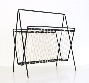 Fifties magazine holder - Vintage krantenbak beschikbaar voor biedingen