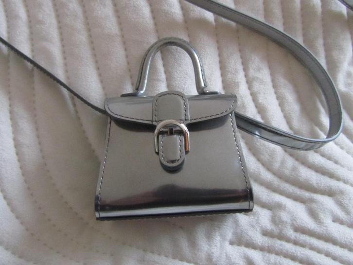 DELVAUX Pm BRILLANT zilveren tas met logo, Handtassen en Accessoires, Tassen | Damestassen, Avondtasje, Verzenden
