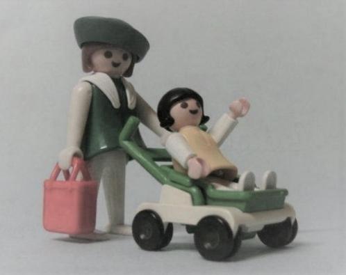PLAYMOBIL - 1ste kinderwagen set -1981 - 2 klicky - Vintage-, Enfants & Bébés, Jouets | Playmobil, Enlèvement