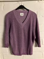 Lila met glinster trui met 3/4 mouwen, CKS, Medium, Kleding | Dames, Maat 38/40 (M), Overige kleuren, Ophalen of Verzenden, Zo goed als nieuw