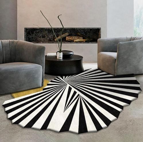 Modern Optical Art Designer Tapijt – 160 x 230 cm, Huis en Inrichting, Stoffering | Tapijten en Vloerkleden, Nieuw, 150 tot 200 cm