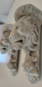 Déco Appliques murales paire de têtes de lion, Ophalen, Zo goed als nieuw