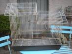 vintage vogelkooi (ijzer en kunststof bodem), Dieren en Toebehoren, Vogels | Hokken en Kooien, Ophalen, Kunststof, Vogelkooi