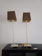 Twee landelijke tafellampen, Huis en Inrichting, Lampen | Tafellampen, Gebruikt, Ophalen