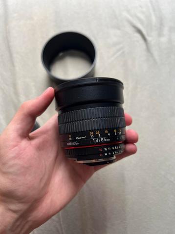 Samyang Walimex 85mm f1.4 Nikon F-mount beschikbaar voor biedingen