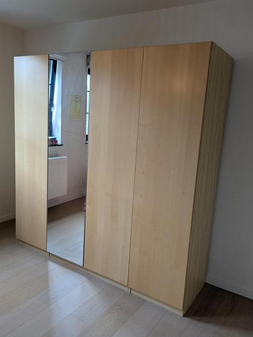 Kleerkast IKEA Pax - 4 deuren, Huis en Inrichting, Kasten | Kleerkasten, Gebruikt, 200 cm of meer, 200 cm of meer, 50 tot 75 cm