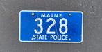 Nummerplaat plaque immatriculation MAINE USA POLICE SPECIAL, Ophalen of Verzenden, Gebruikt