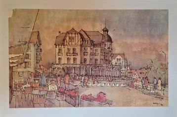 Paul Decq (1927) - Aquarellen De Haan beschikbaar voor biedingen