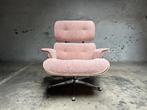 Vitra Eames Lounge Chair XL Notenhout Nubia Peach Pink, Huis en Inrichting, Ophalen, Vintage design, Metaal, Nieuw